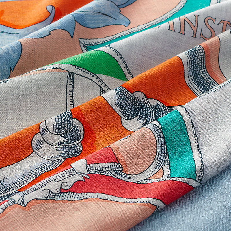 ◯HERMES エルメス カレ90 帝王学 バヤデール シルク100